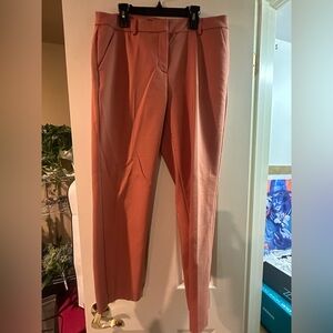Express Columnist 10 R ankle pink work pant